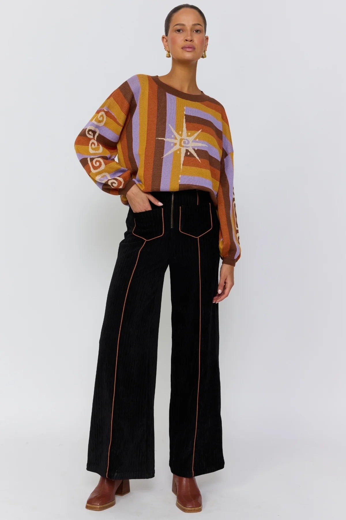 Selene Pants in Raven