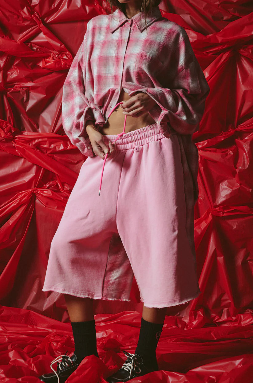 Check Mate Shorts - Pink