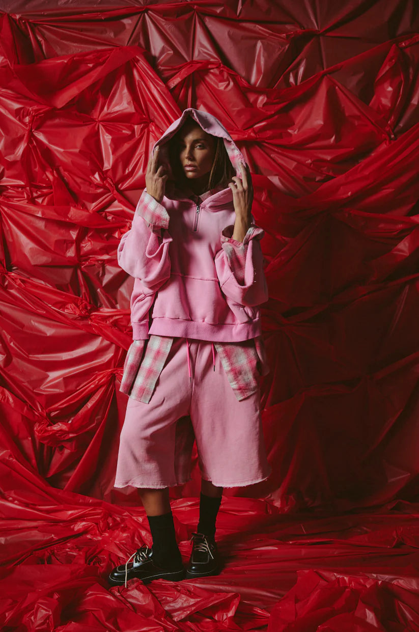 Check Mate Shorts - Pink
