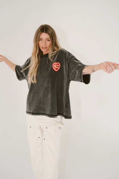 HLM Sorry Mom Tee - Black