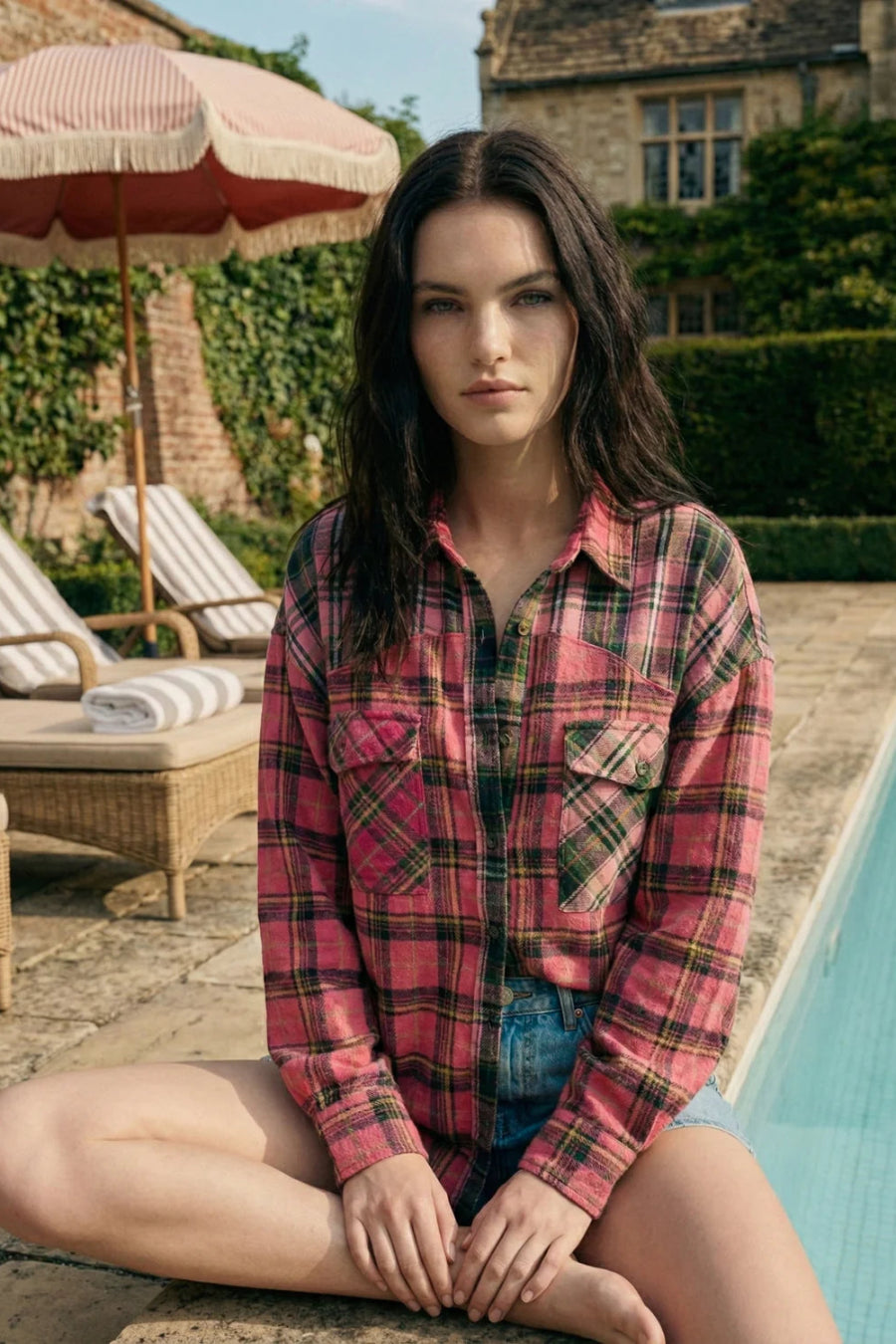 Summer Nights Western Flannel Shirt
