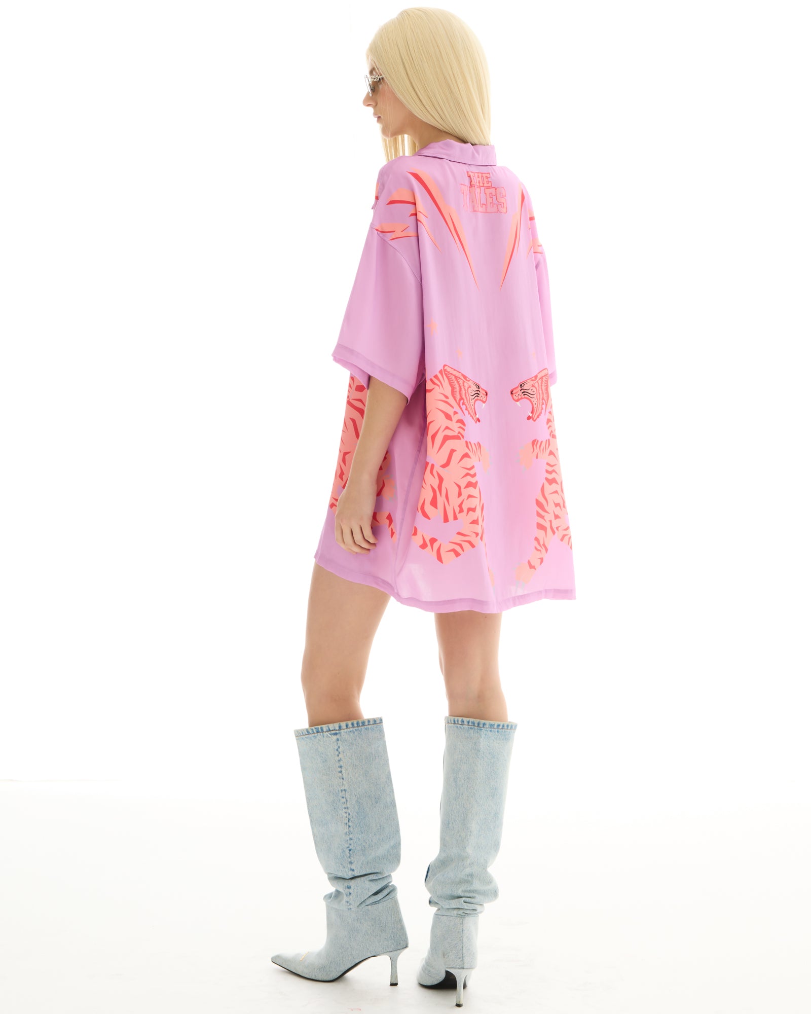 Osaka Silk Tiger Shirt/Dress