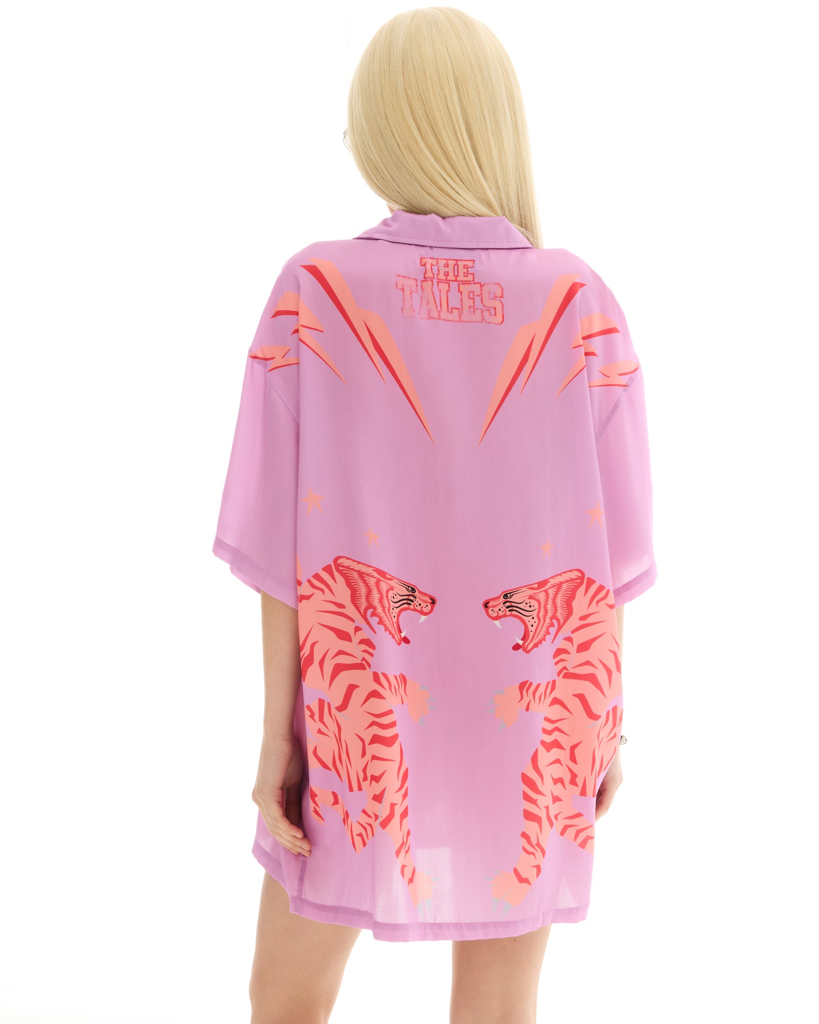 Osaka Silk Tiger Shirt/Dress