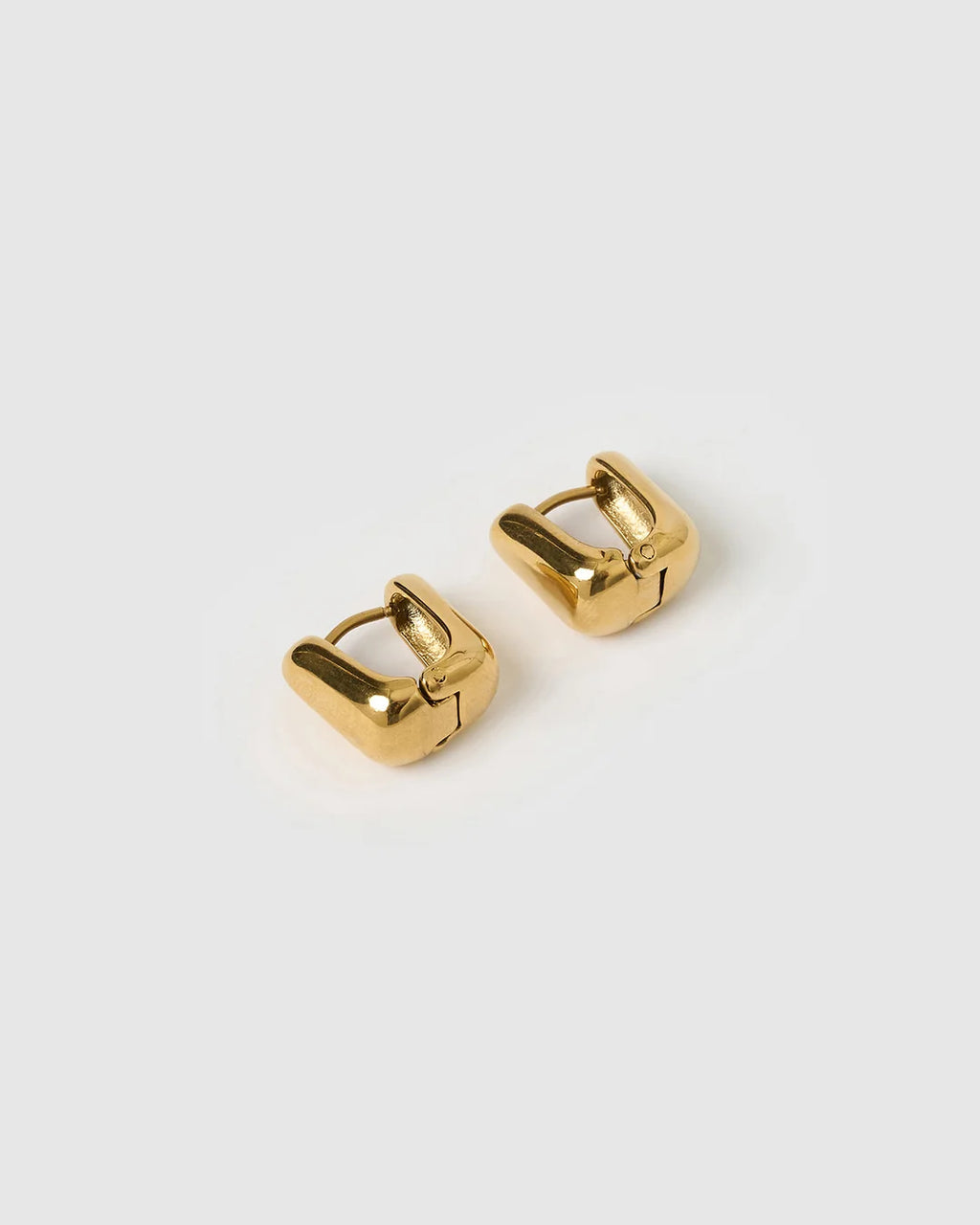 Tess Gold Hoop Earrings Mini