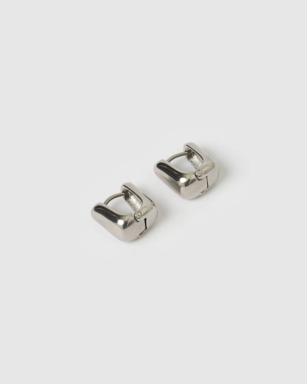 Tess Silver Hoop Earrings