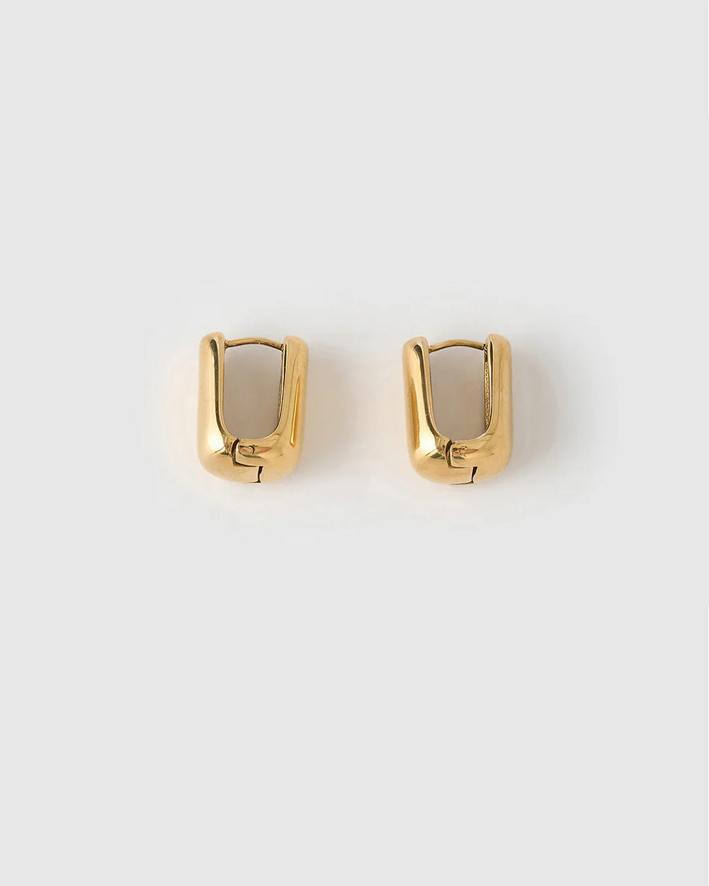 Tess Gold Hoop Earrings Maxi