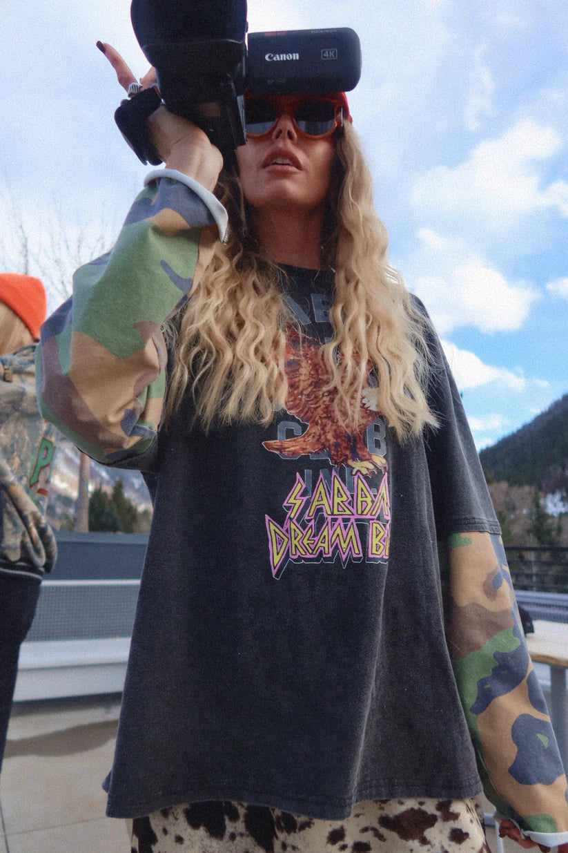 Pow Pow Long Sleeve Tee