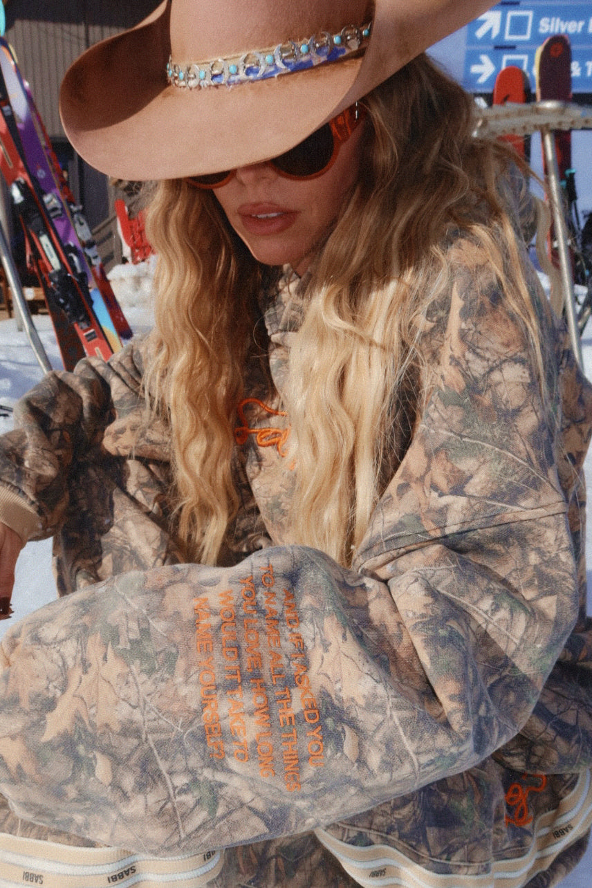 Name Yourself Tree Camo Hoodie