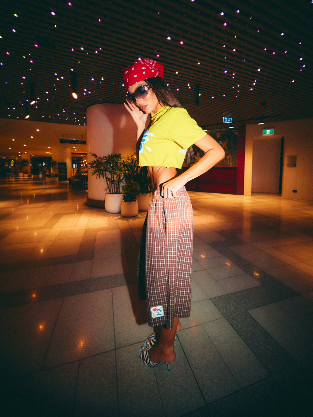 THE TOKYO PLAID JORT