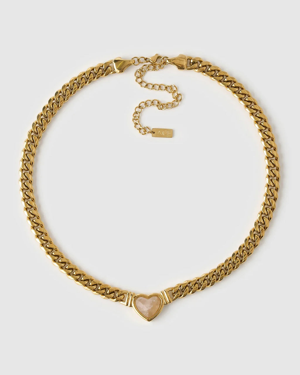 Valentine Necklace- Rose Quartz