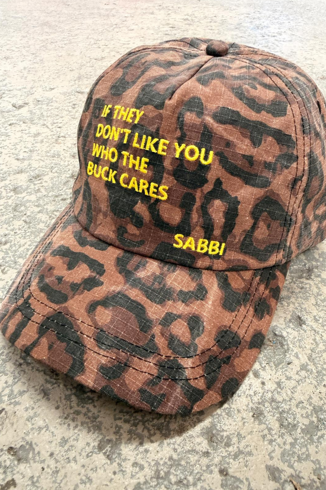 The Who the Buck Cares Cap