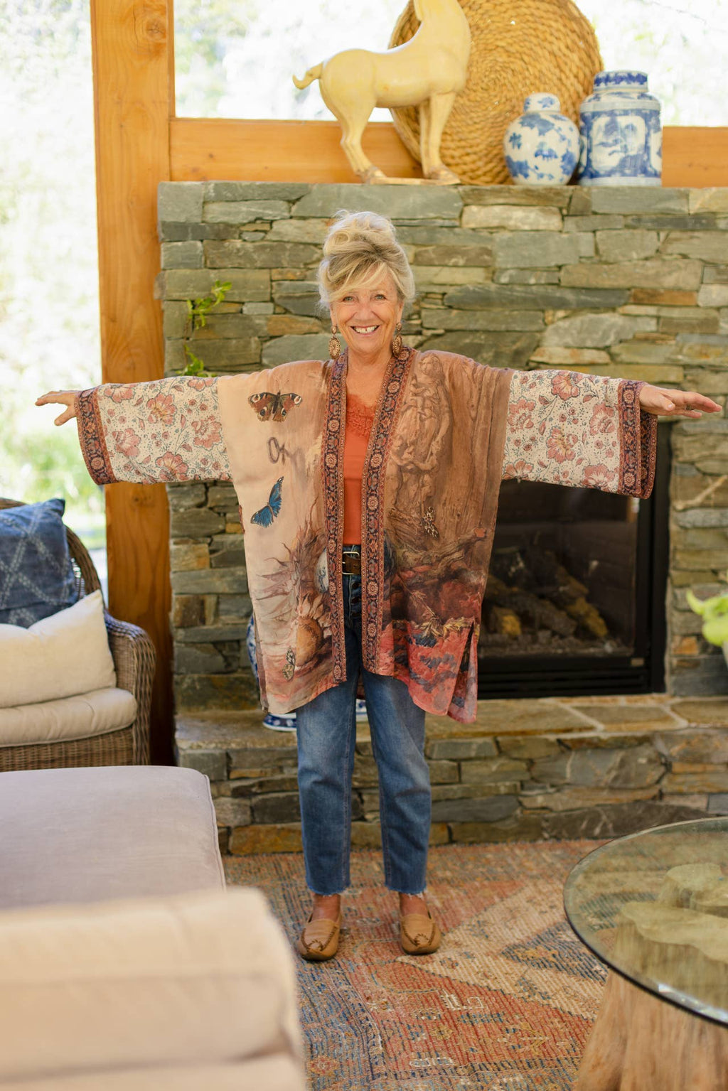 The Storyteller Matinée Duster Kimono