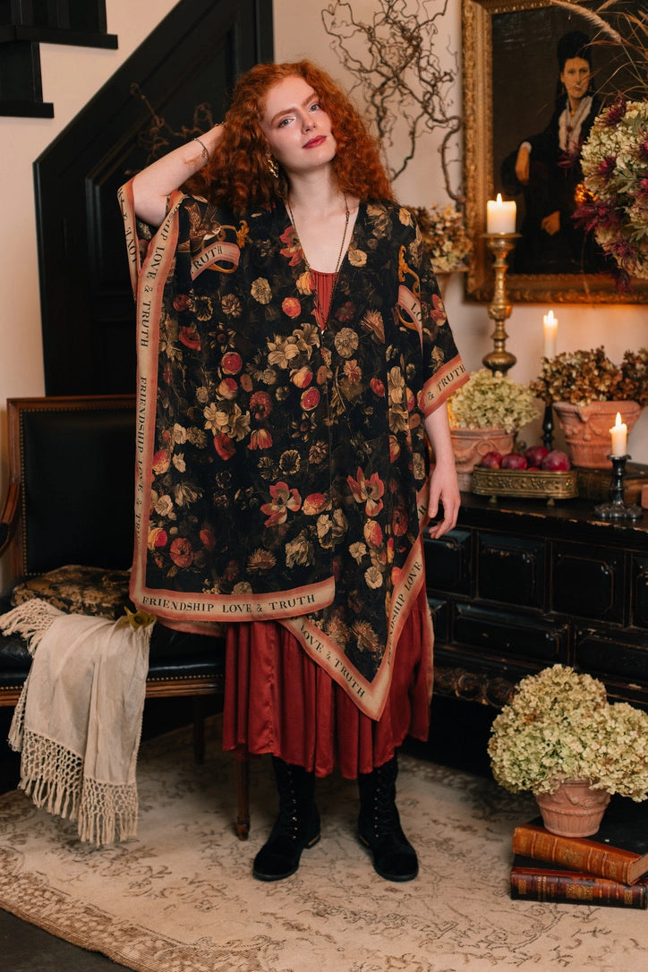 Heart of Gold Goddess Duster (mid length)
