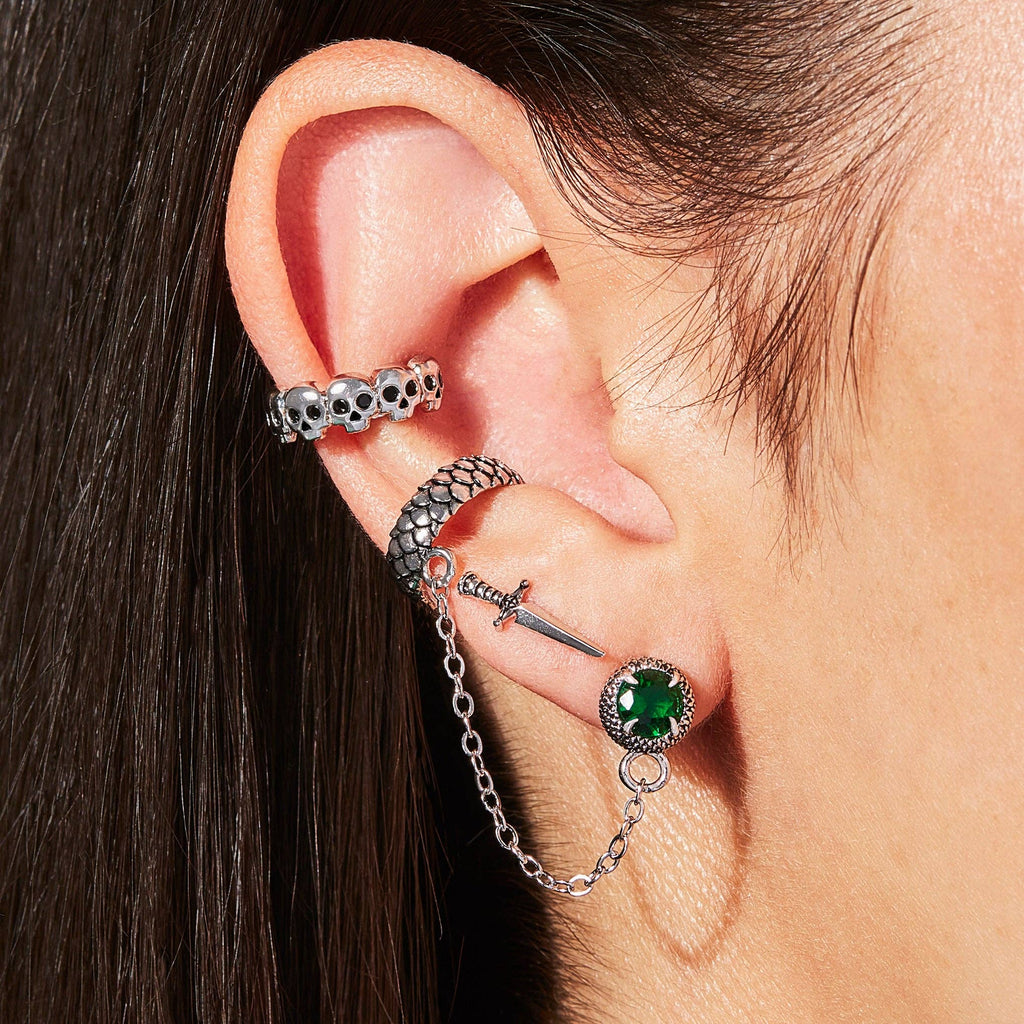 Dagger Studs: 18K Gold Plated