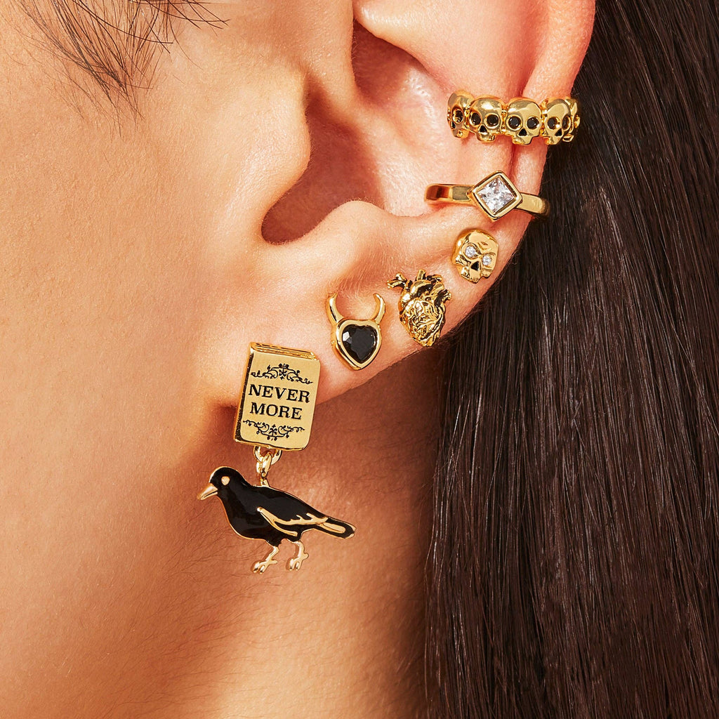 Chambers Studs: 18K Gold Plated