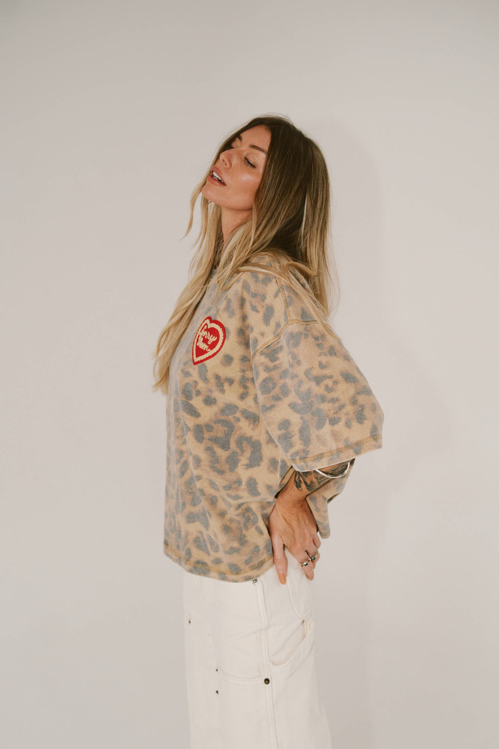HLM Sorry Mom Tee - LEOPARD