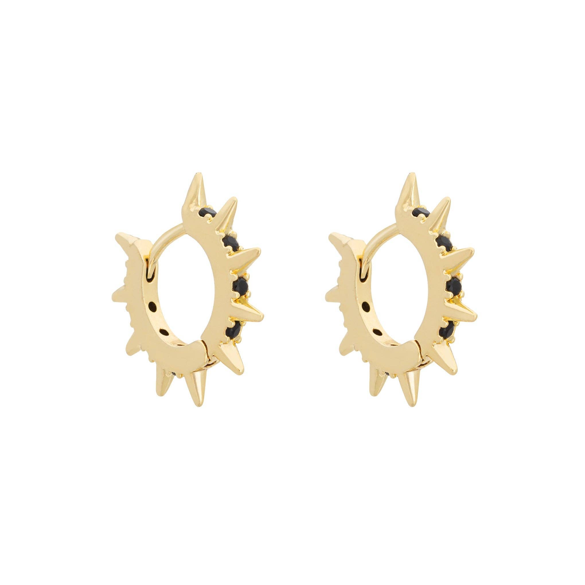 Runaway Hoops: 18K Gold Plated