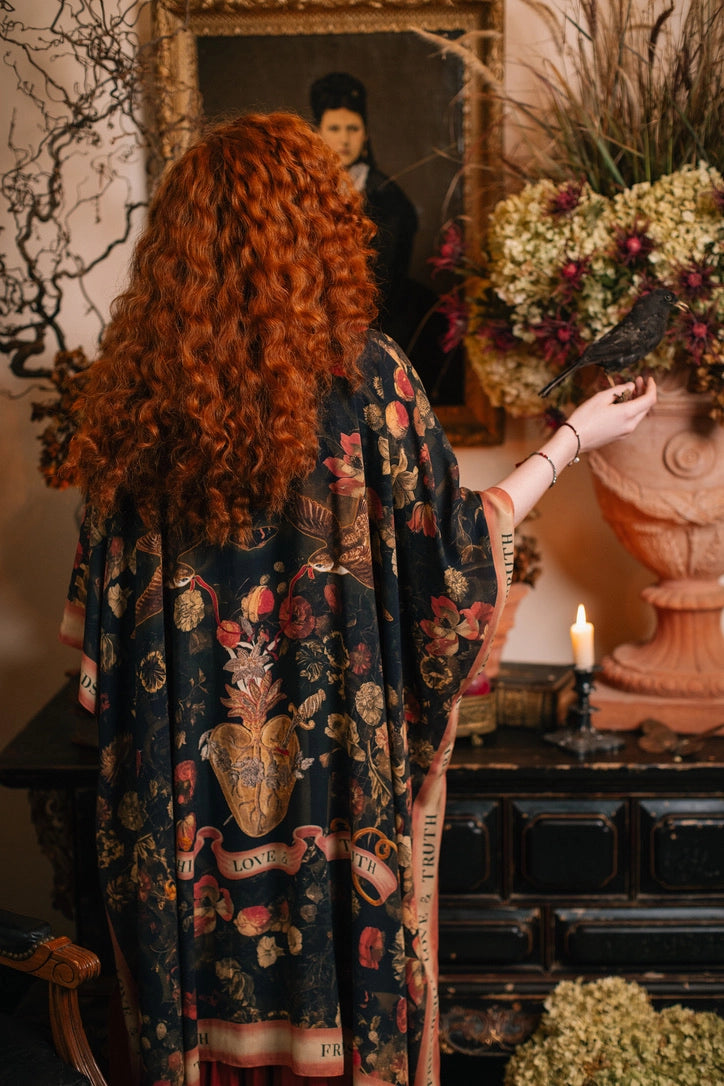 Heart of Gold Goddess Duster (mid length)