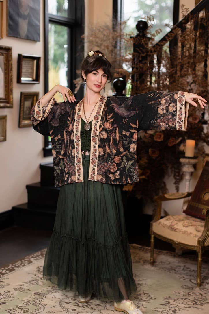 Momento Pixie Duster Crop Kimono