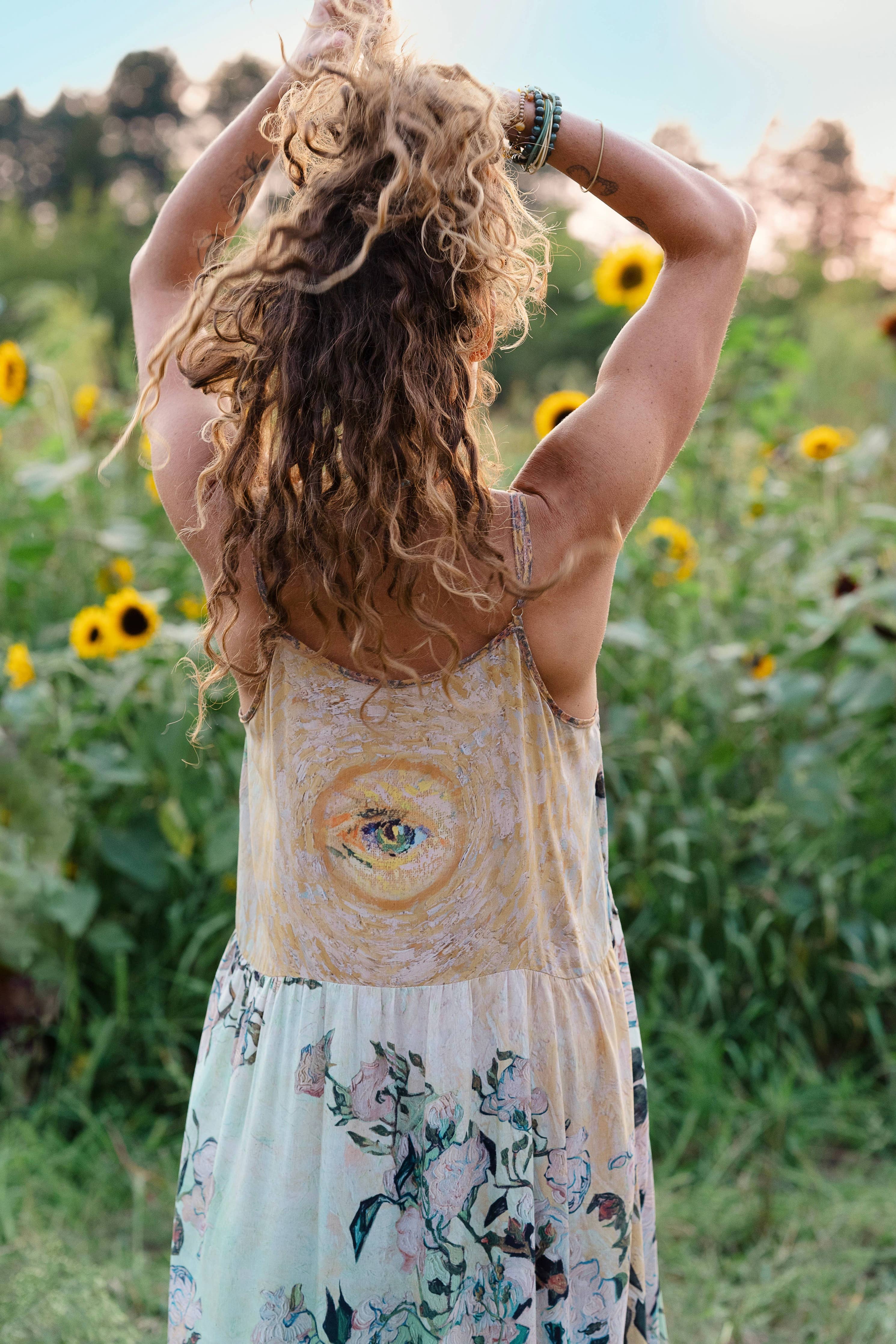 I Paint My Dream Bohéme Slip Dress