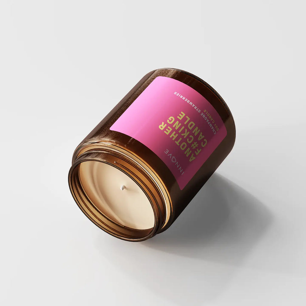 Another F#cking Candle-Champagne Strawberries