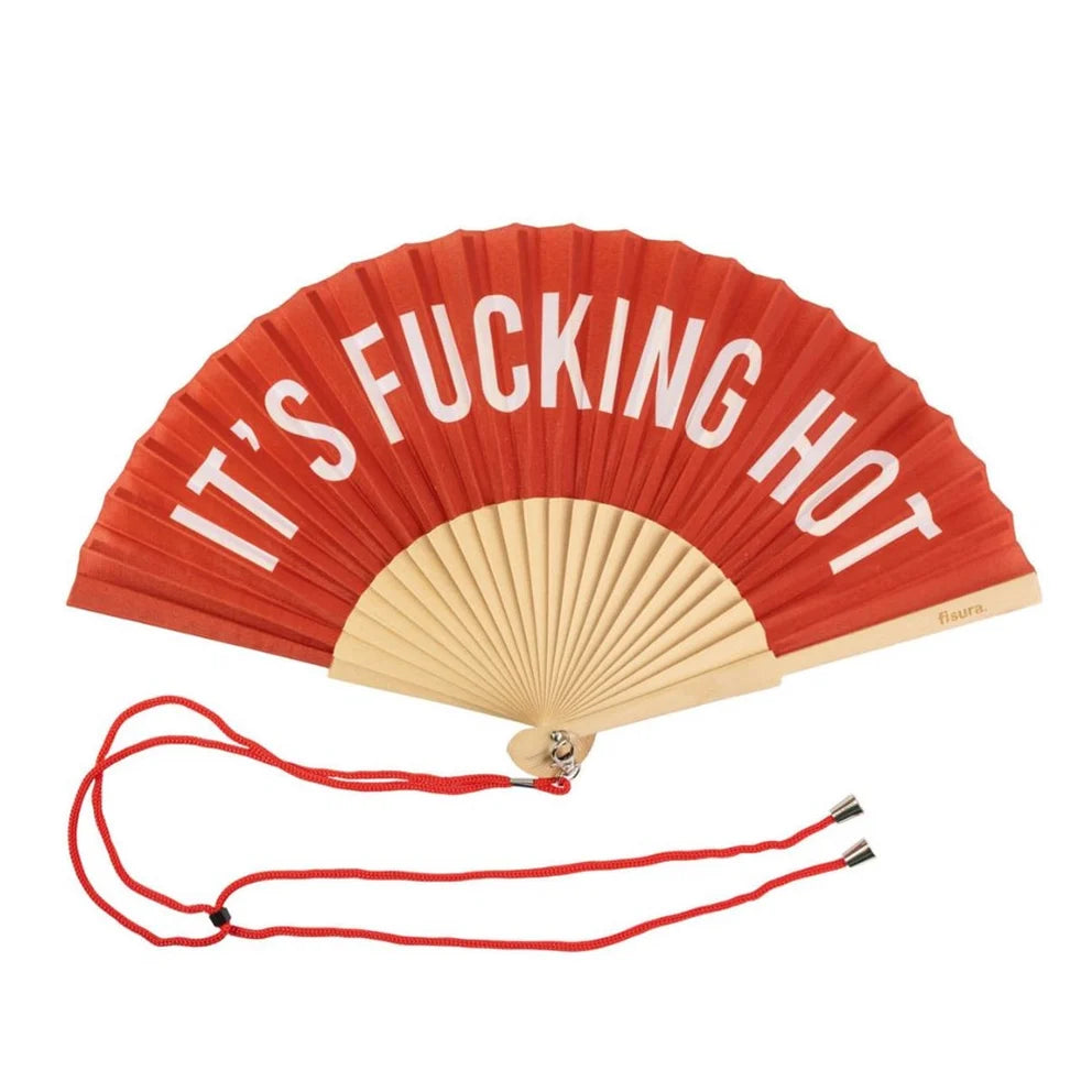 "It's fucking hot" fan- Red