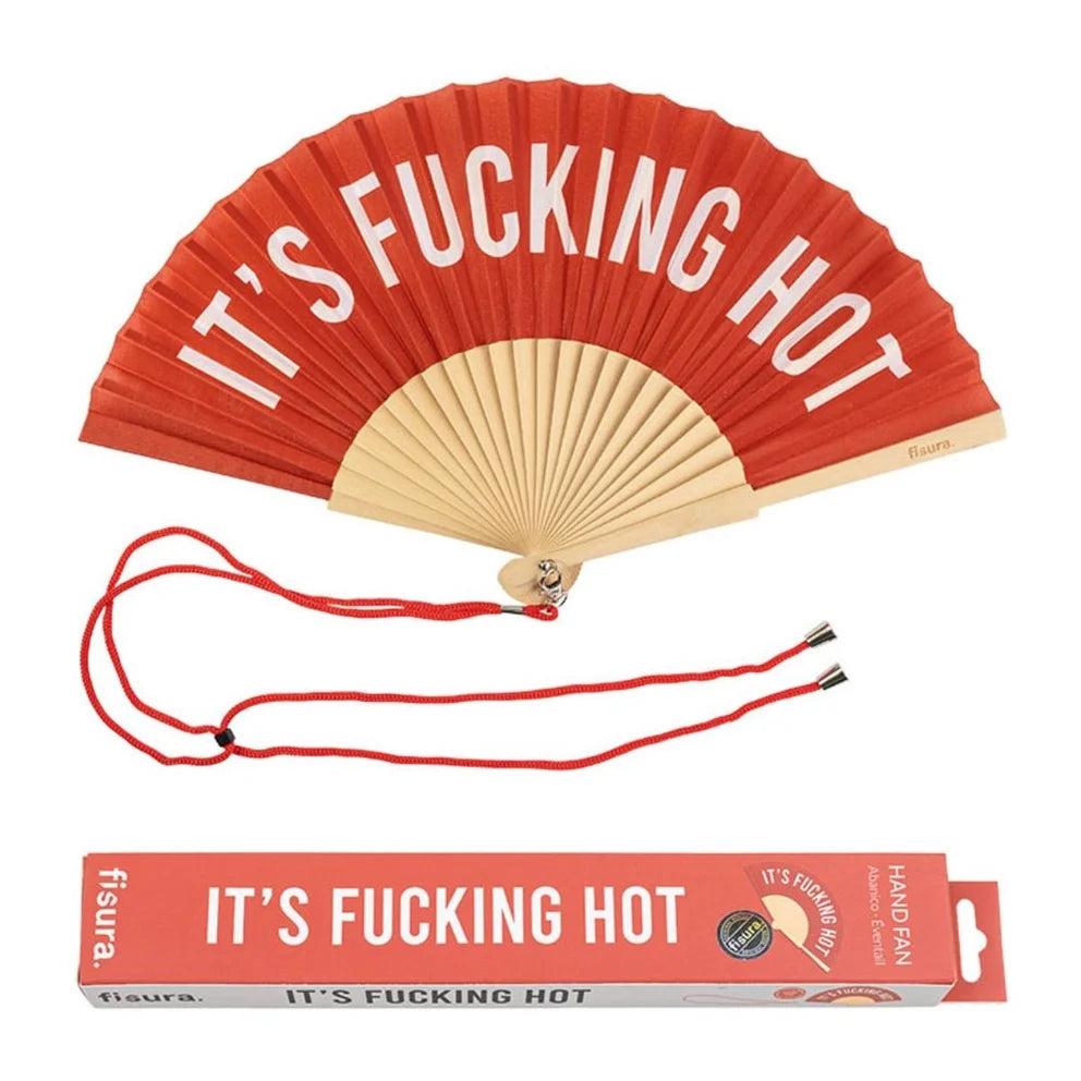 "It's fucking hot" fan- Red