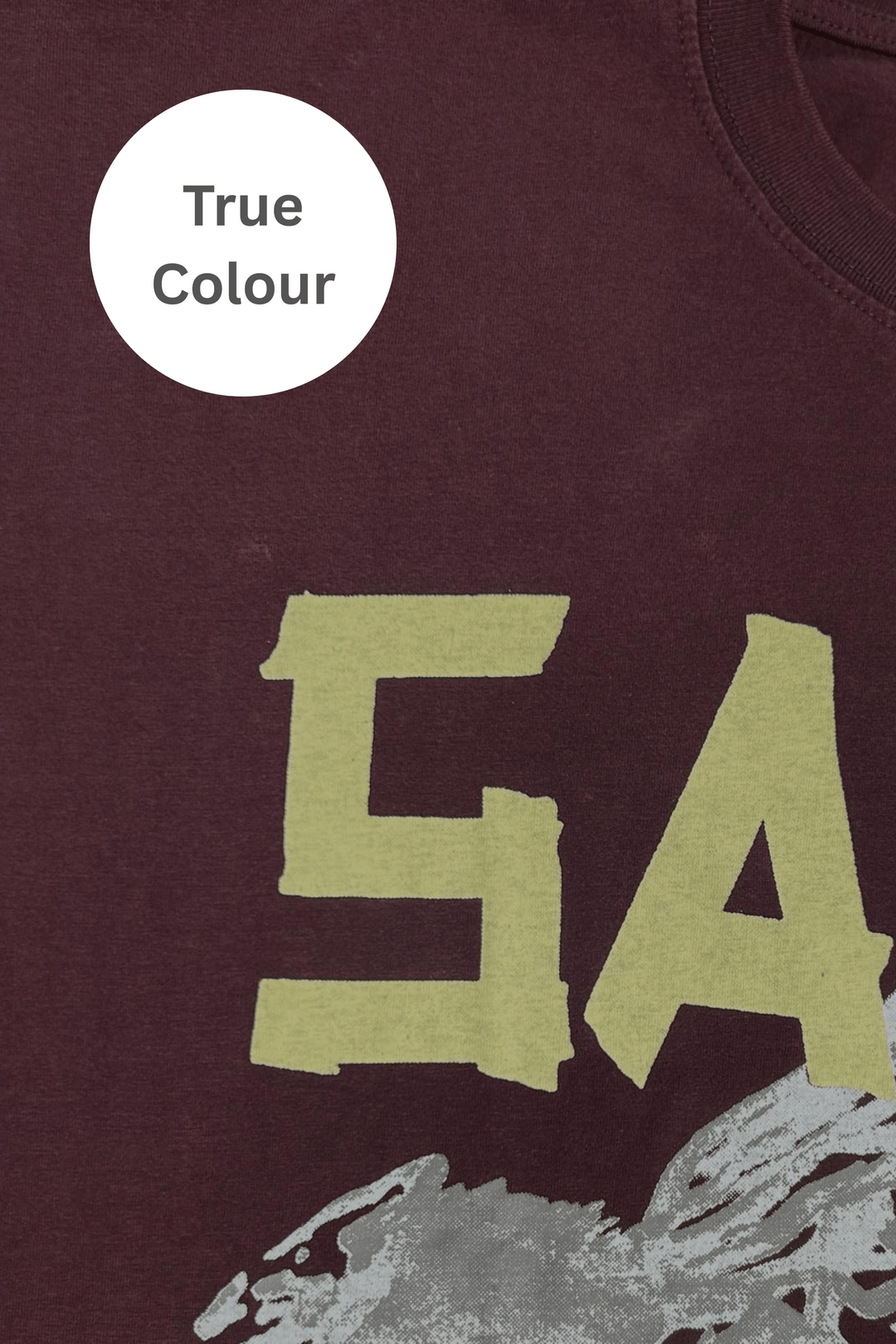 THE VERY OVERSIZED RHINESTONE TEE - AUBERGINE