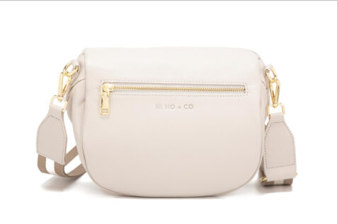 Obsessed Sand/Gold Crossbody Bag