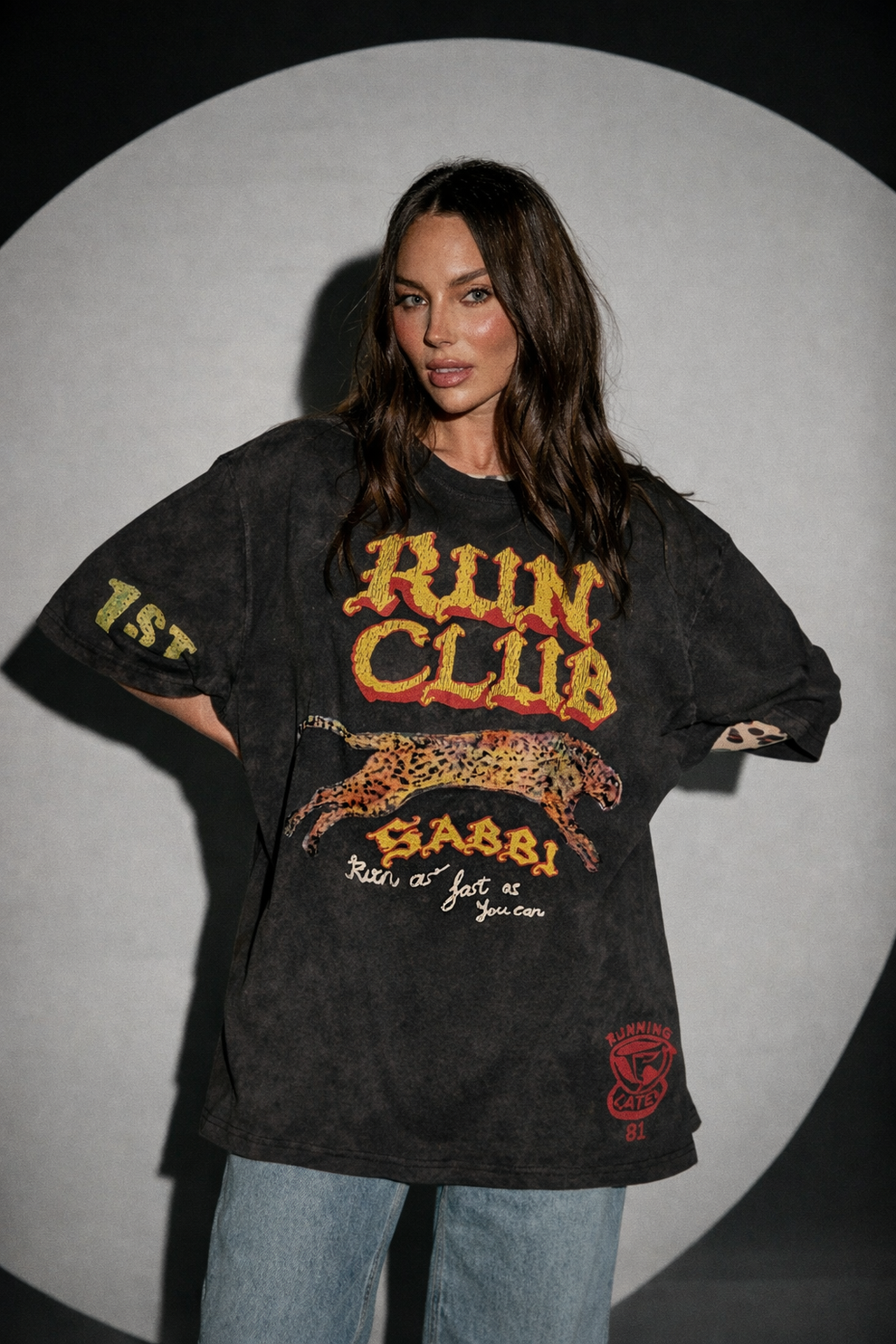 Run Club Tee Black