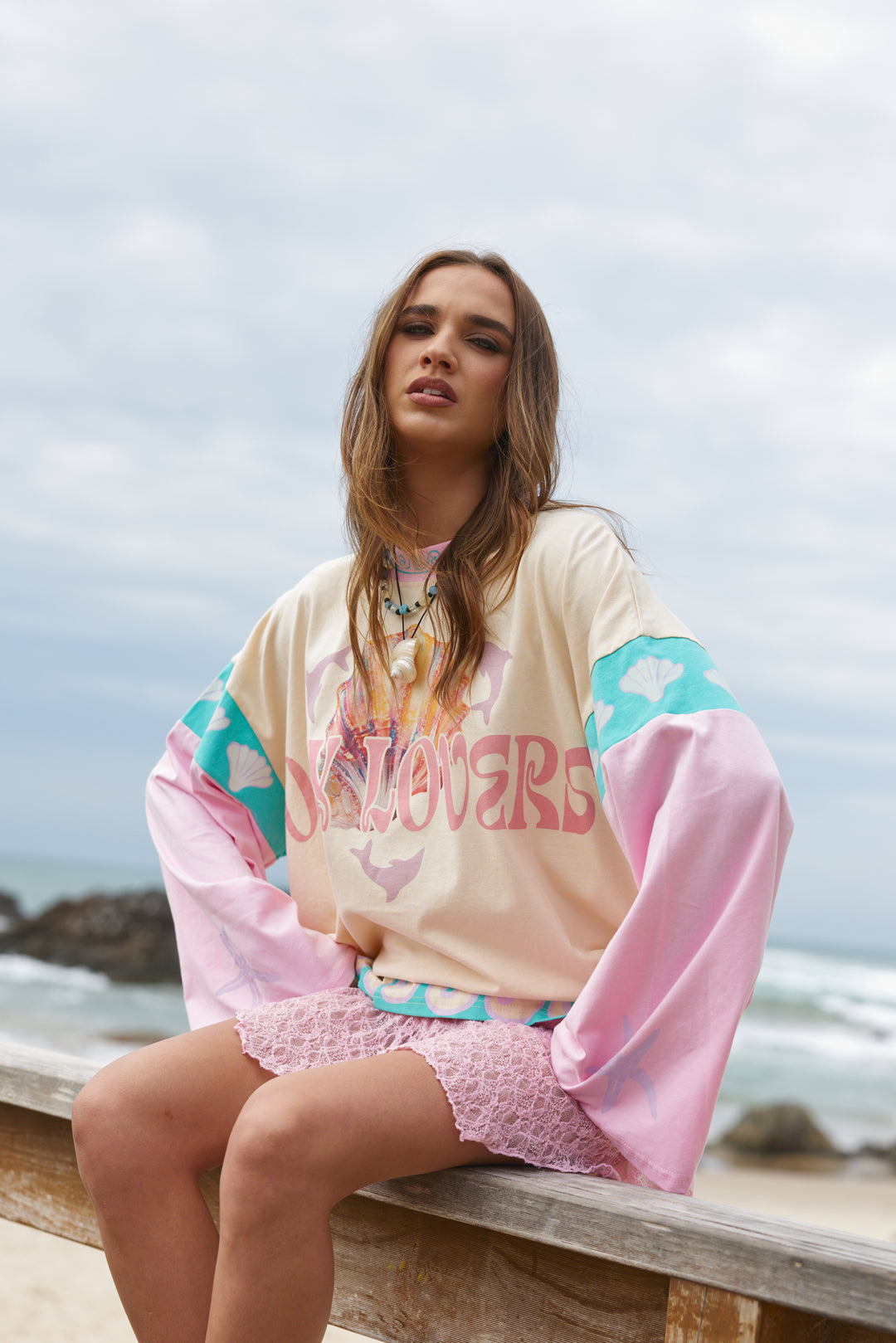 PREORDER-Dolphini Boxy Long Sleeve Tee