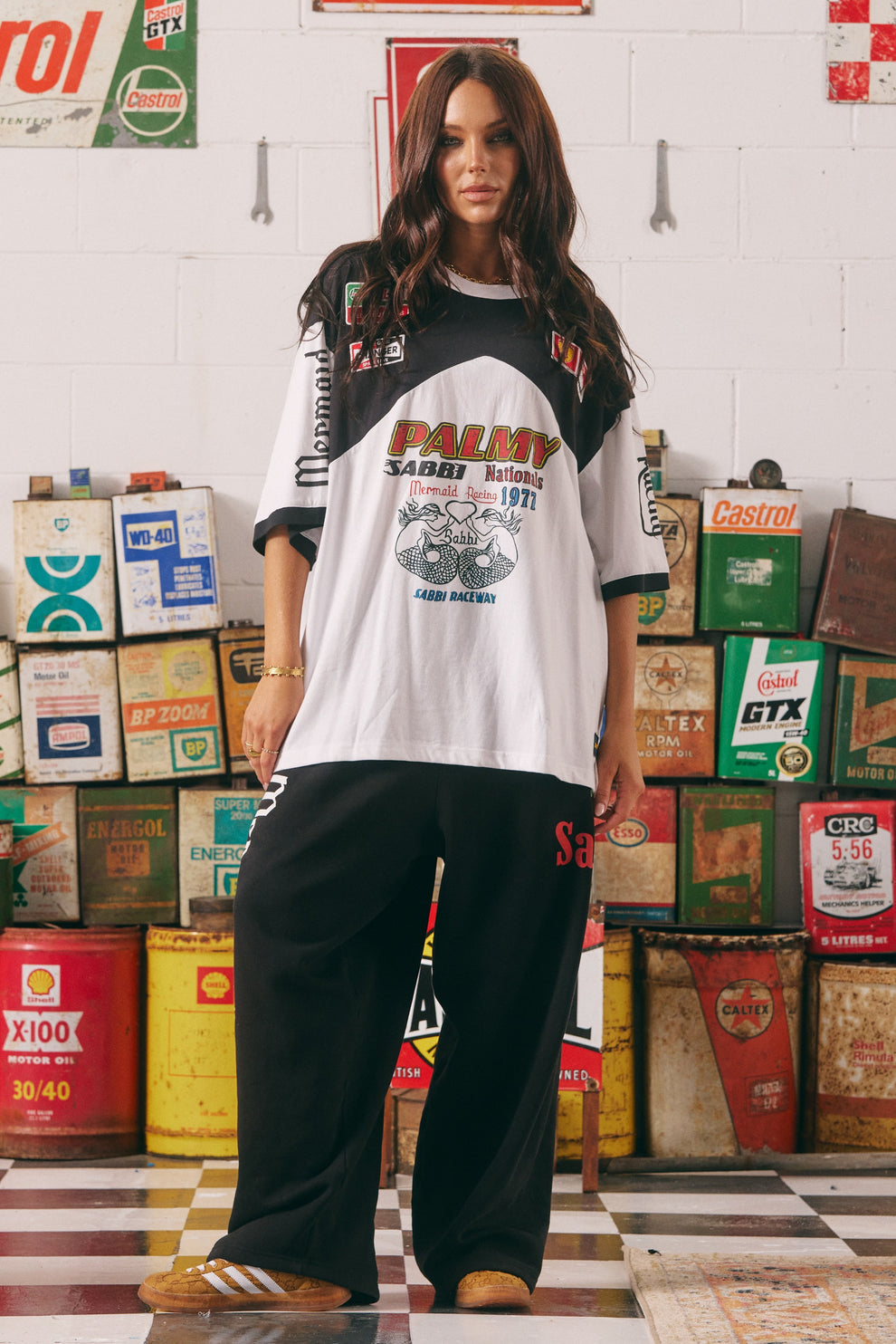 The Mermaid Racing Tee Black