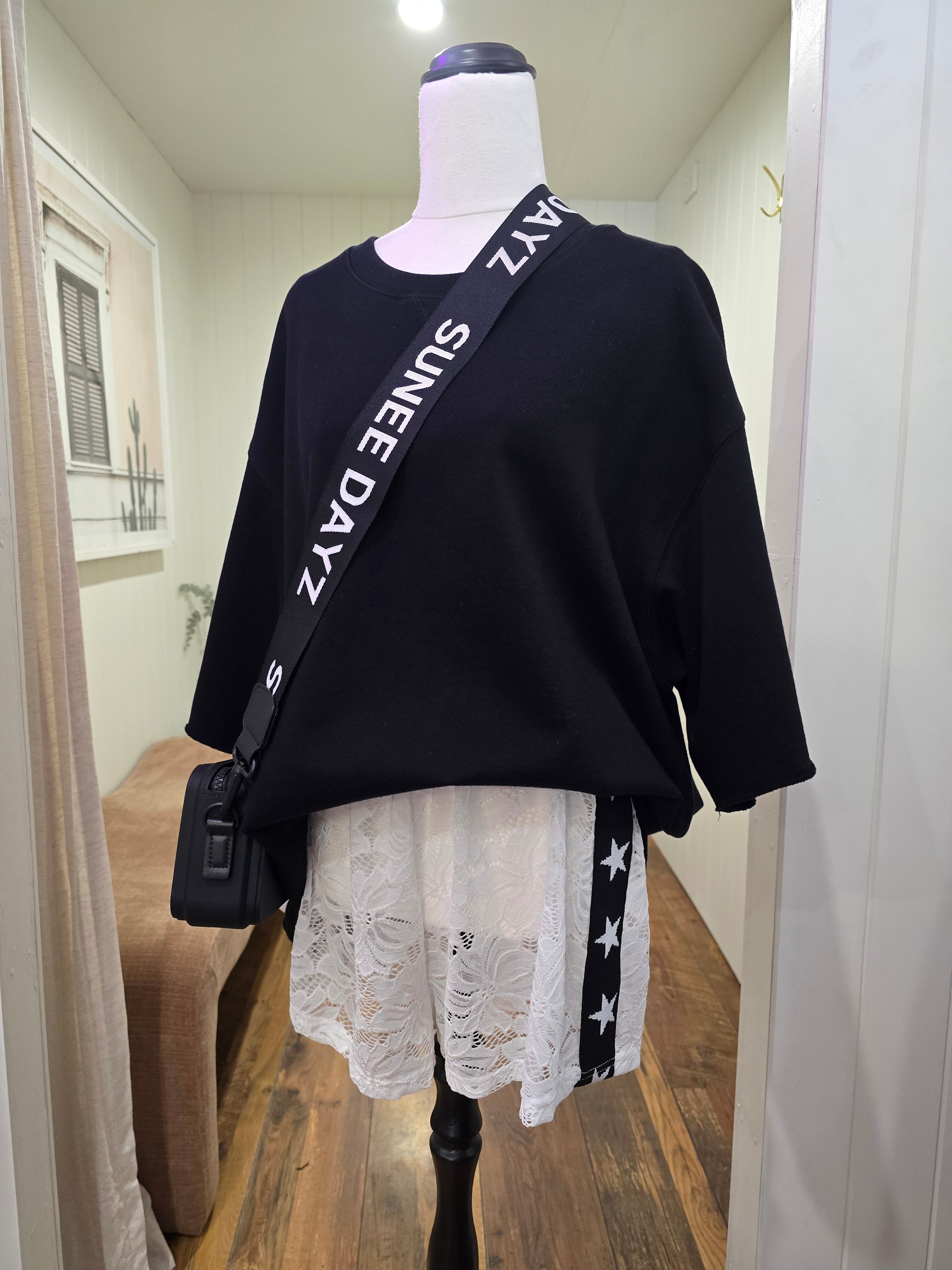 Lacey Star Shorts- White