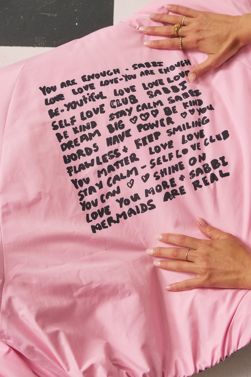 THE BE KIND BOMBER JACKET