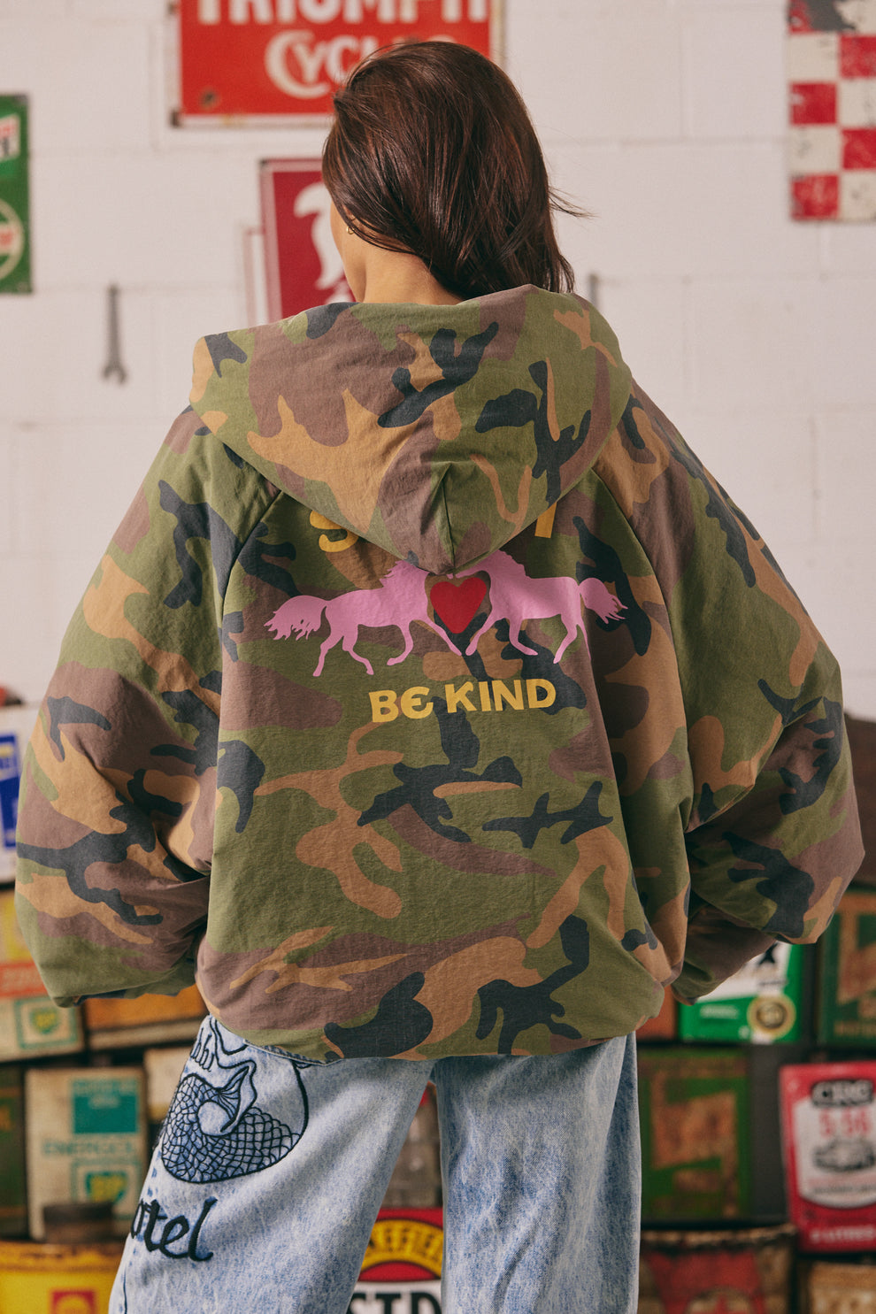 THE BE KIND BOMBER JACKET