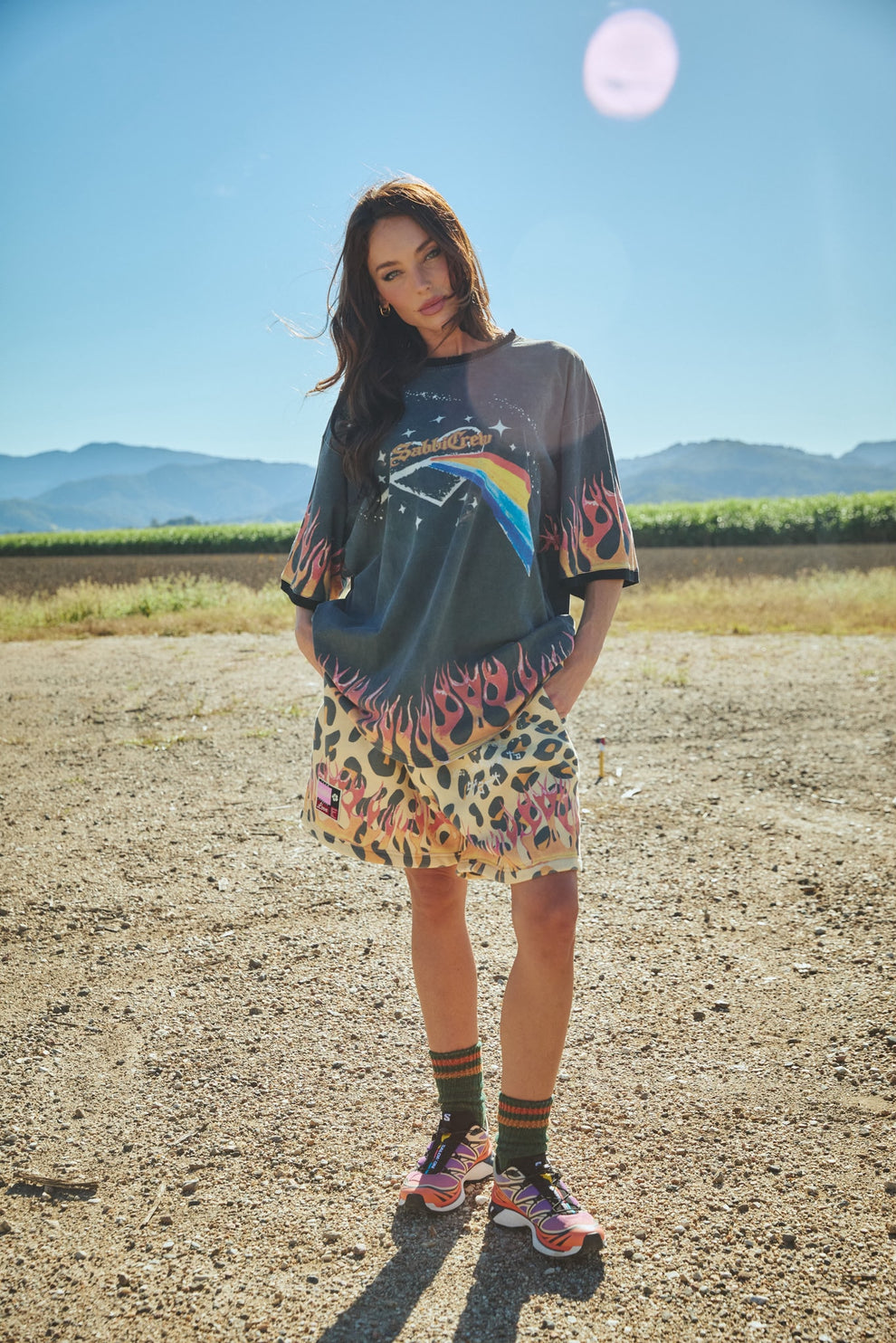 PREORDER-Flaming Prism Tee black