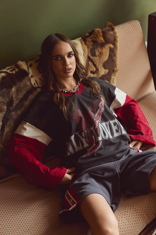PREORDER-Mustang Boxy Long Sleeve Tee