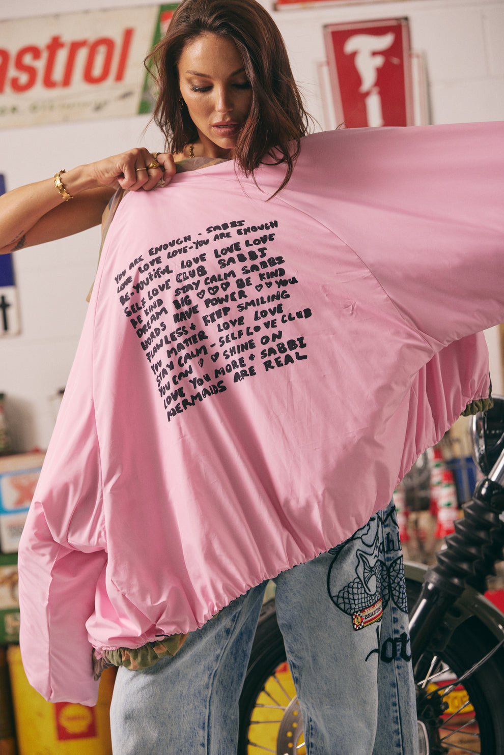 THE BE KIND BOMBER JACKET
