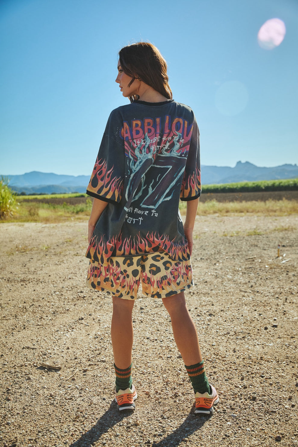PREORDER-Flaming Prism Tee black