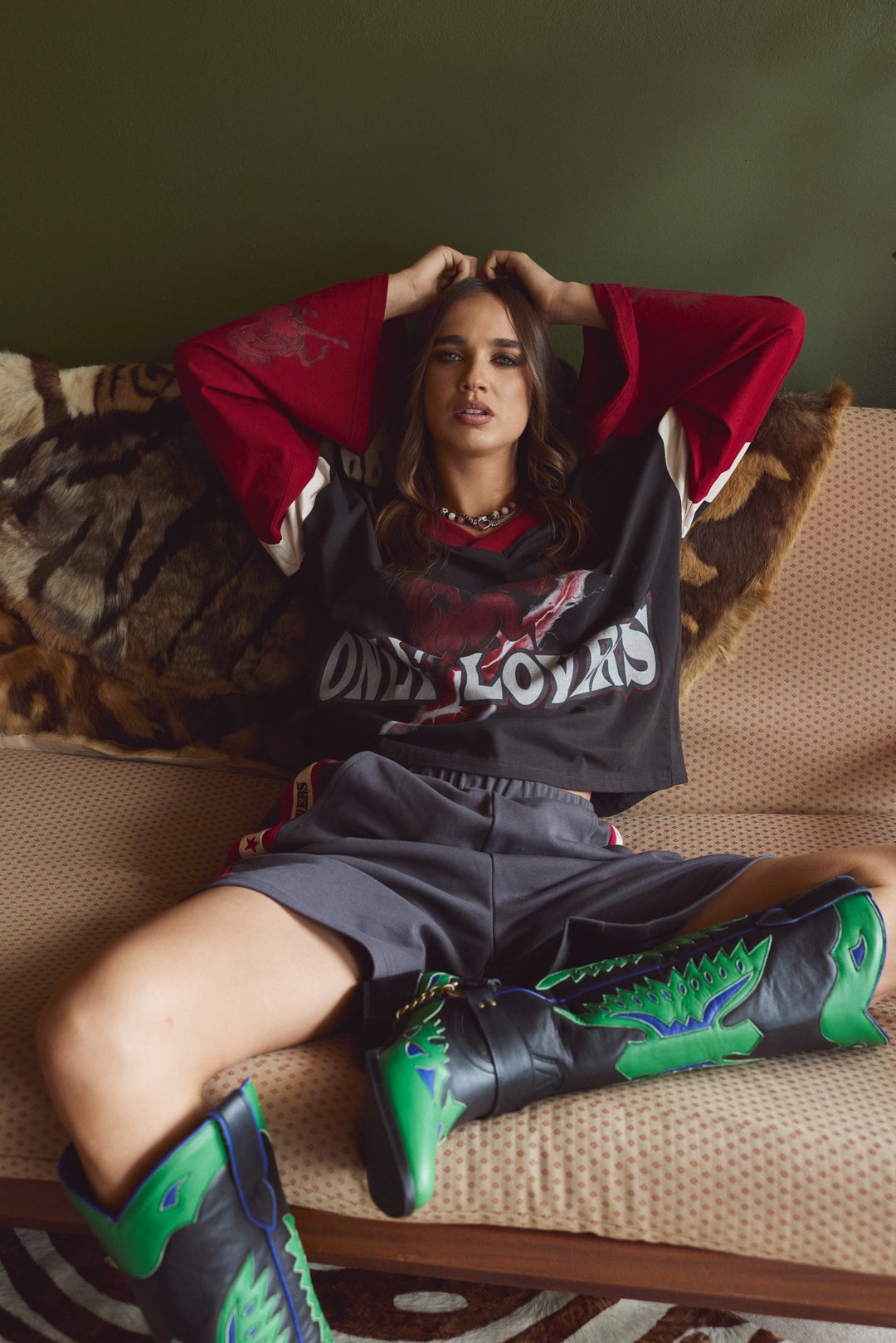 PREORDER-Mustang Boxy Long Sleeve Tee