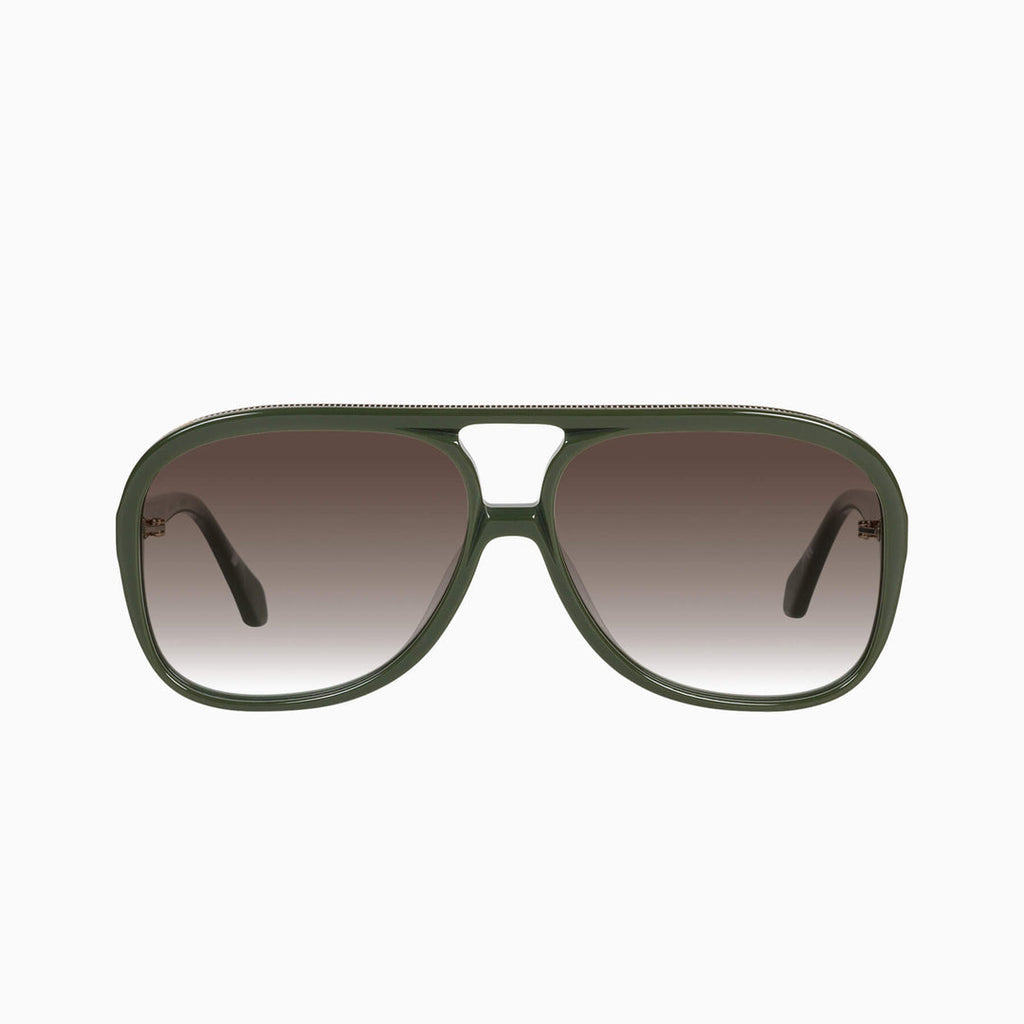 Bang Bang Army Green w Brown Gradient Lens