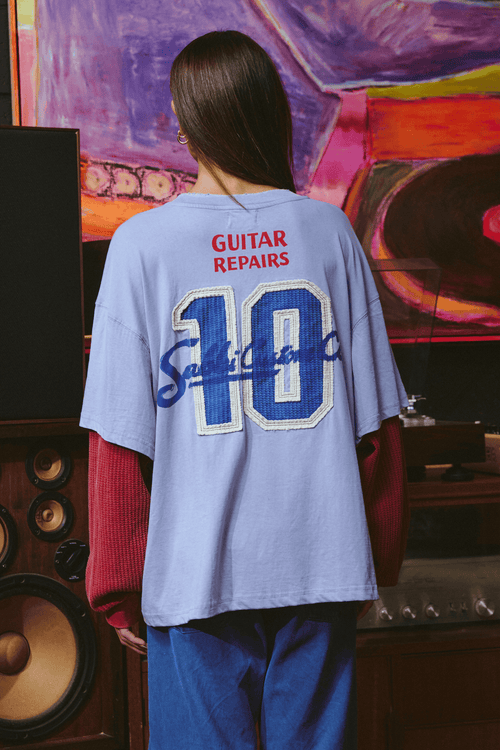 THE LONG SLEEVE SABBI CUSTOM TEE - LILAC