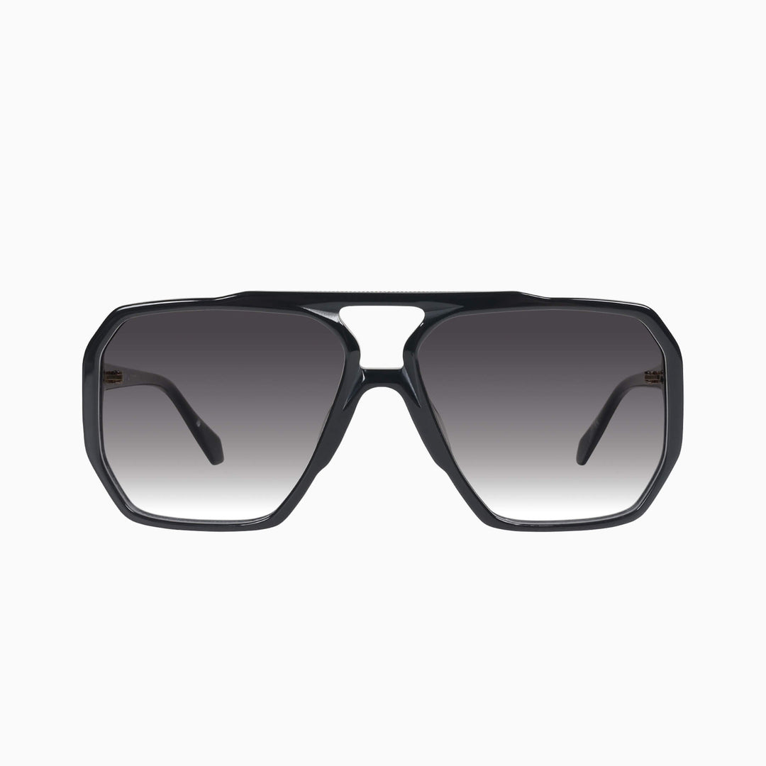 Rodeo- Gloss Black w Gradient Lens