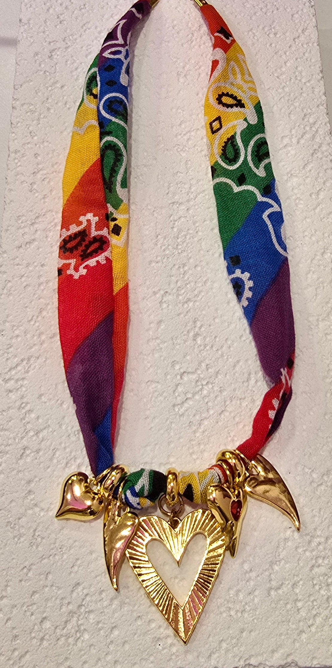 Goupi Rainbow Scarf Necklace