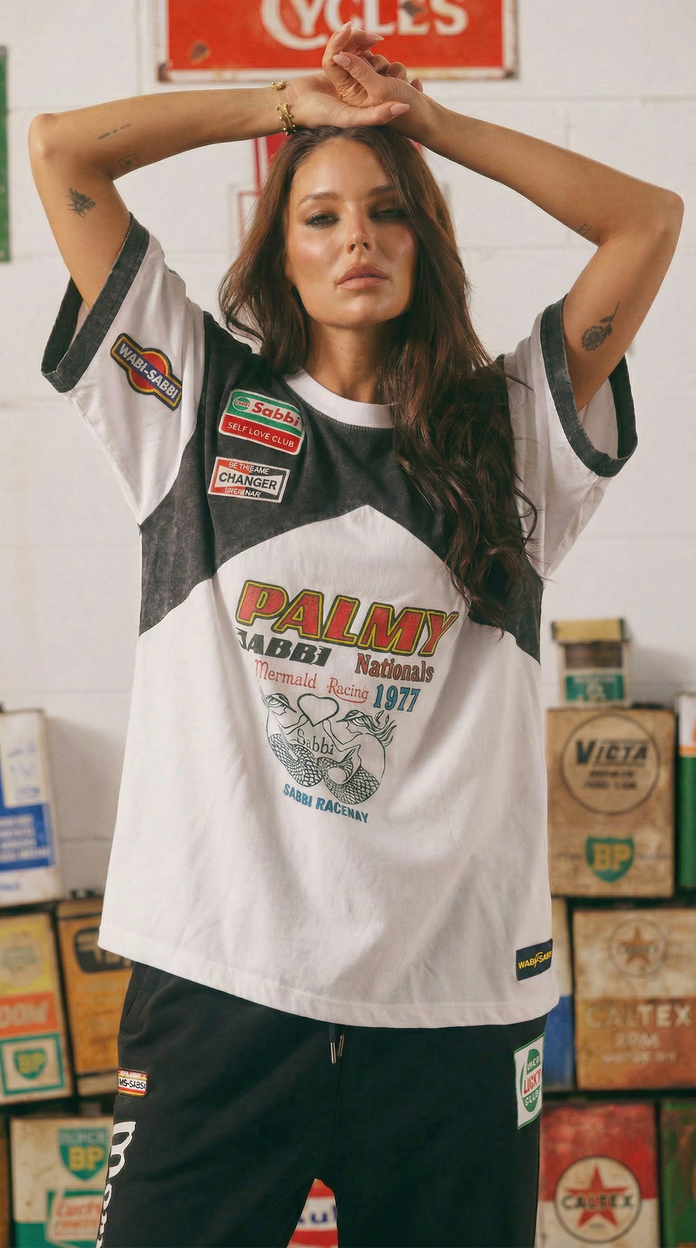The Mermaid Racing Tee Black