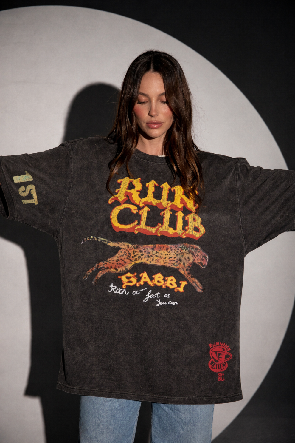 Run Club Tee Black
