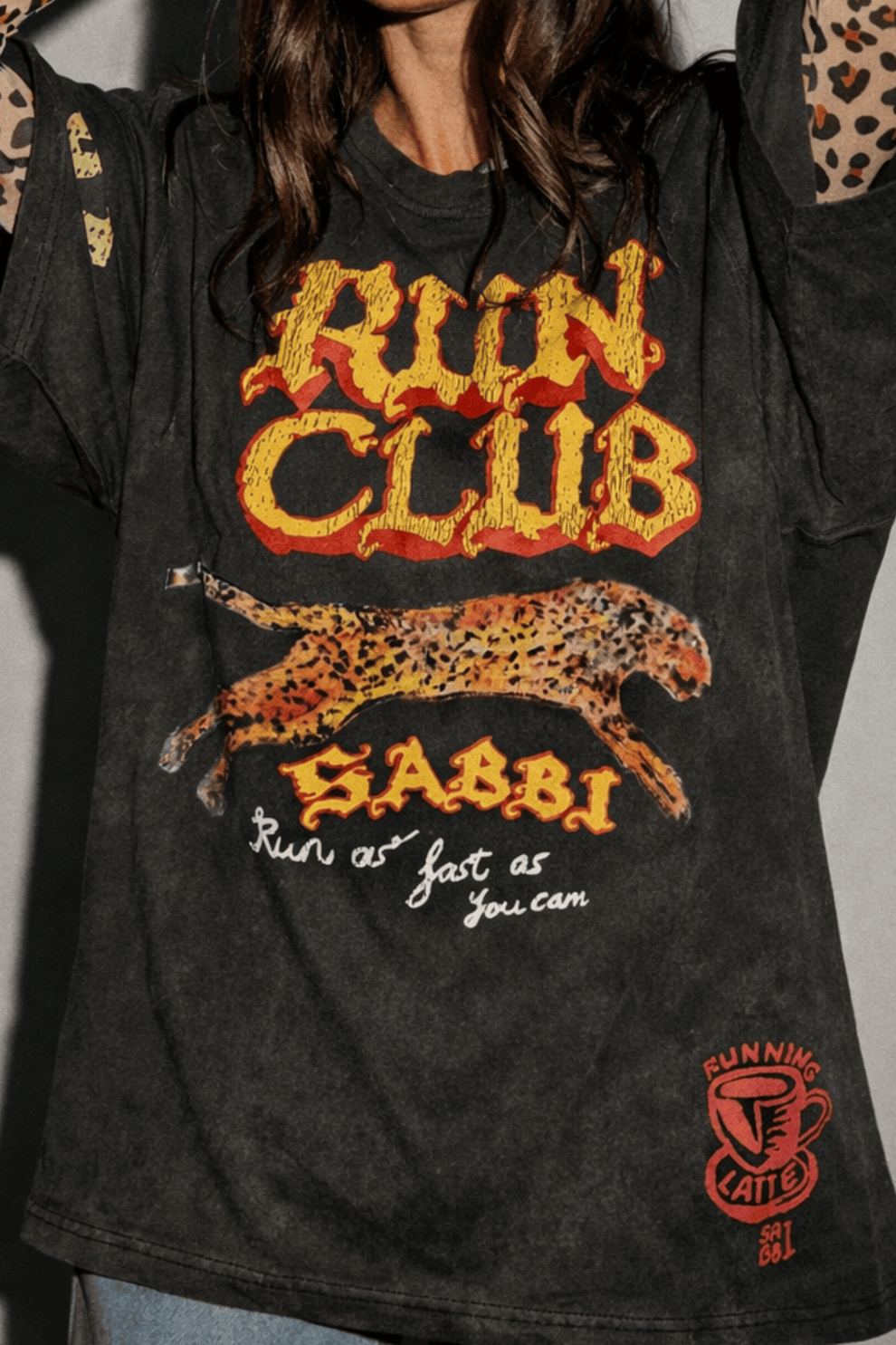 Run Club Tee Black