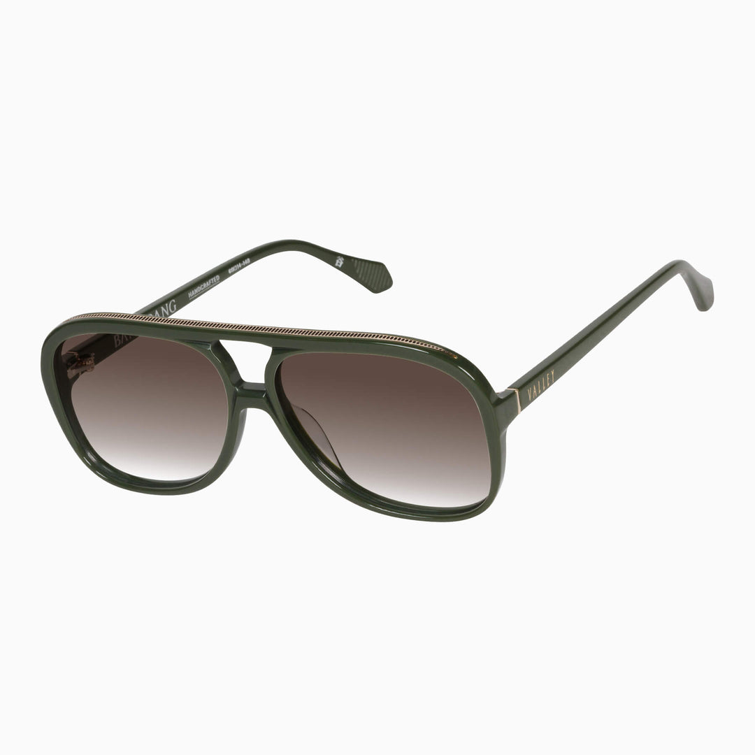 Bang Bang Army Green w Brown Gradient Lens
